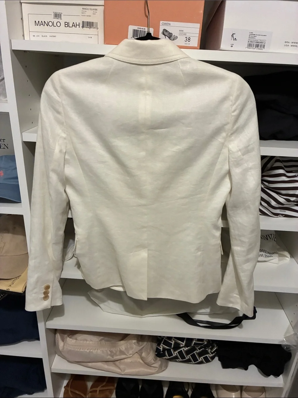 J. Crew Women's Cream Tailored Blazer